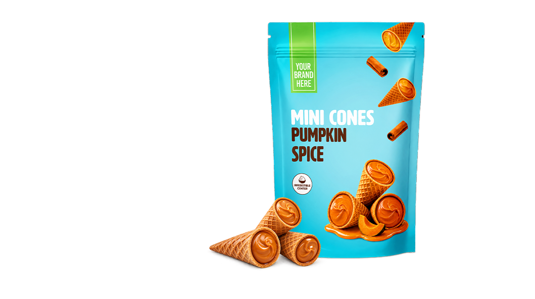 PRIVATE LABEL WAFFLE CONES