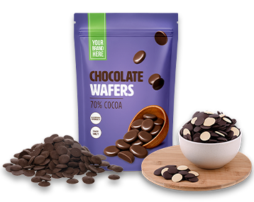 PRIVATE LABEL CHOCOLATE BUTTONS