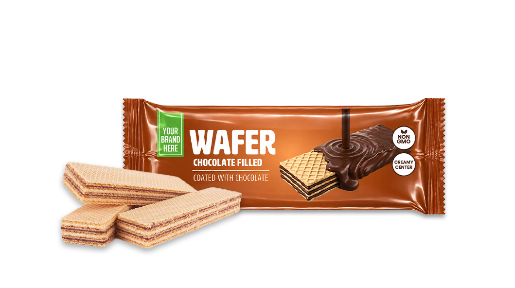 PRIVATE LABEL CREAM-FILLED WAFERS