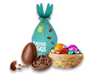PRIVATE LABEL CHOCOLATE EASTER EGG