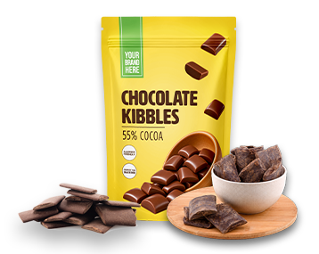 PRIVATE LABEL CHOCOLATE KIBBLES