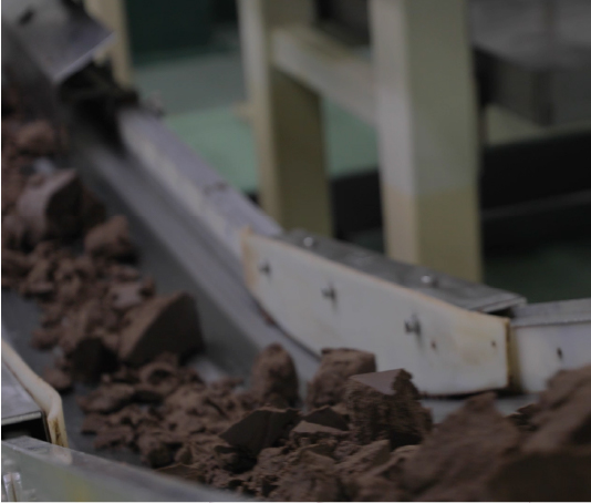 process of chocolate