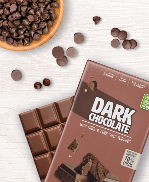 productos de chocolate orgánico
