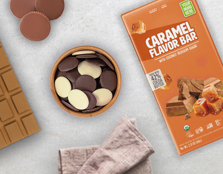 Productos de chocolate convencionales para marcas blancas