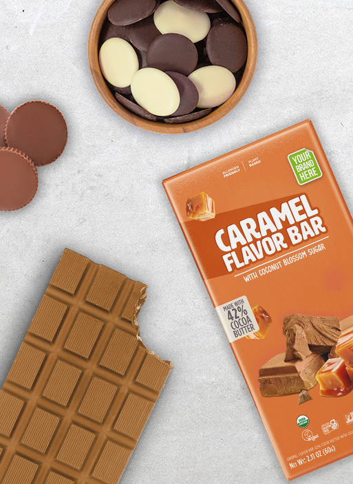 Productos de chocolate convencionales para marcas blancas