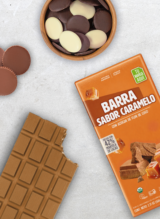 productos de chocolate de especialidad