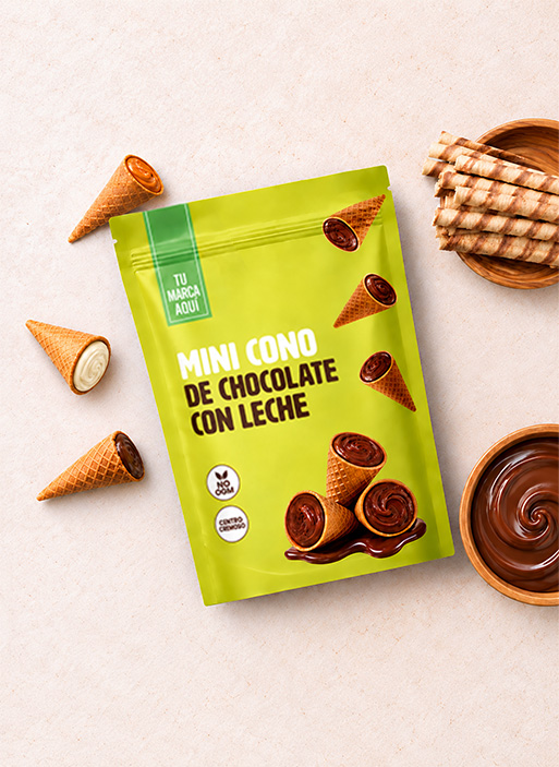 Productos de chocolate convencionales para marcas blancas
