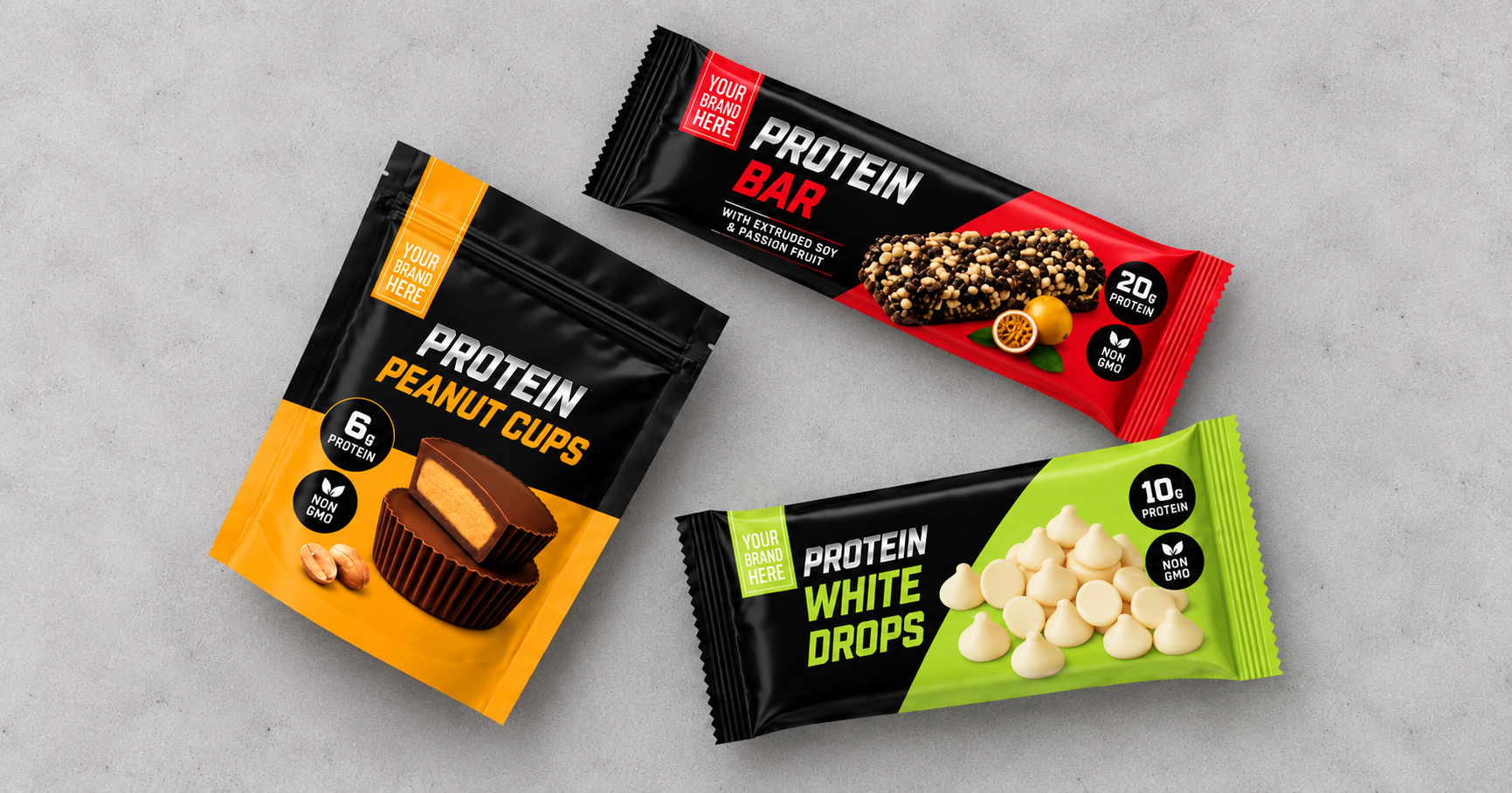 Protein chocolate formats