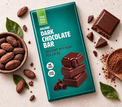 Organic chocolate products